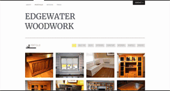 Desktop Screenshot of edgewaterwoodwork.com